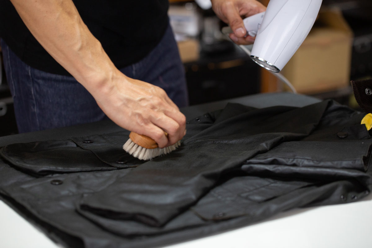 バブアーのオイルリプルーフ・クリーニングを承ります | ココチヤ